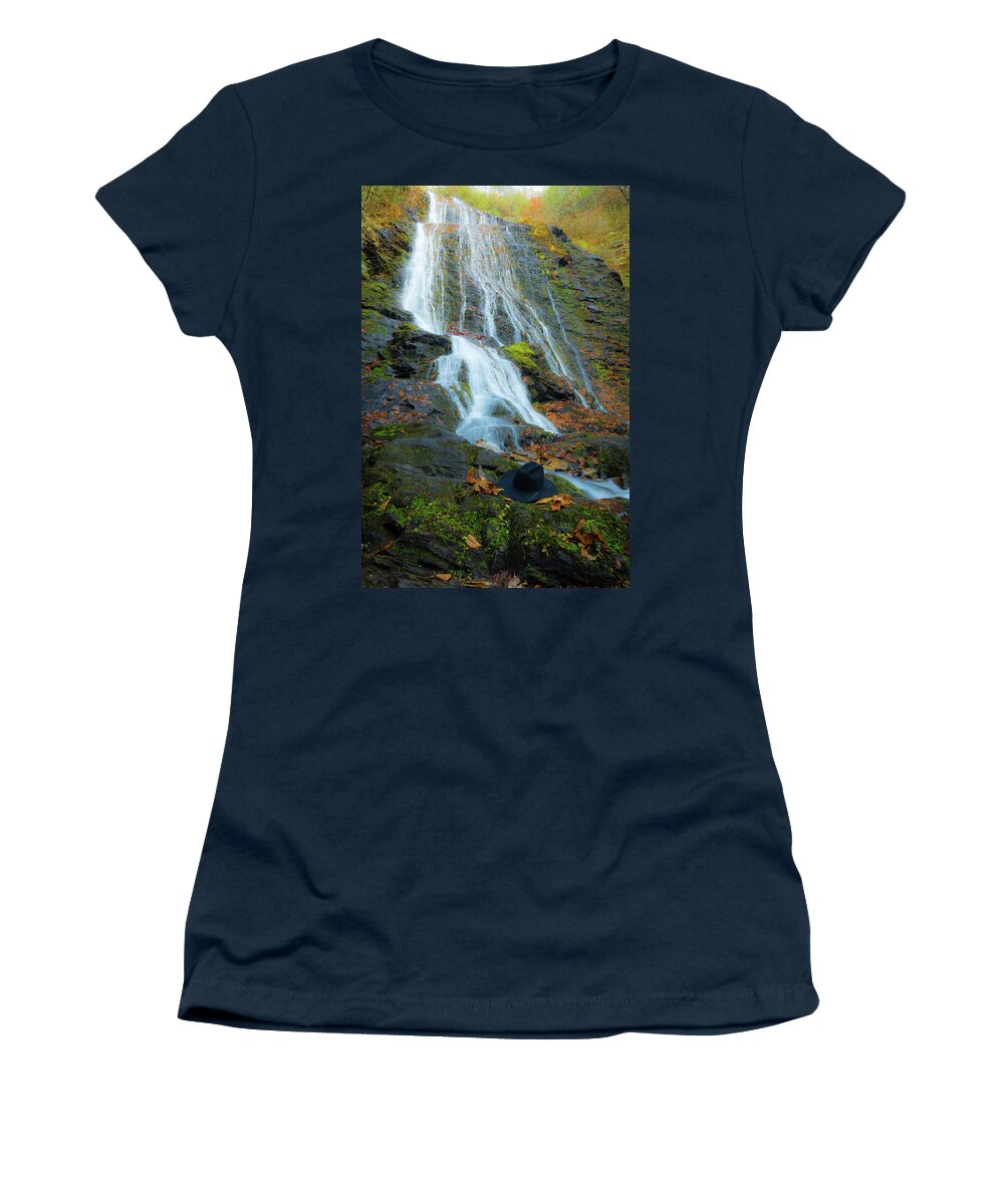 Hat Women's T-Shirt featuring the photograph Hat Falls by George Kenhan