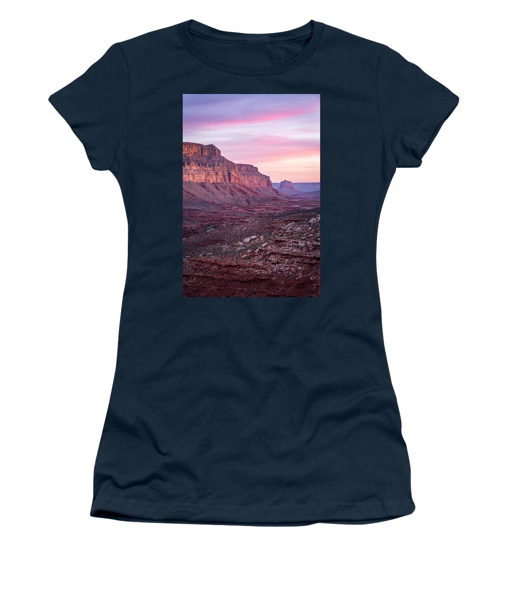 Canyon Women's T-Shirt featuring the photograph Havasupai Desert Sunrise by Serge Skiba