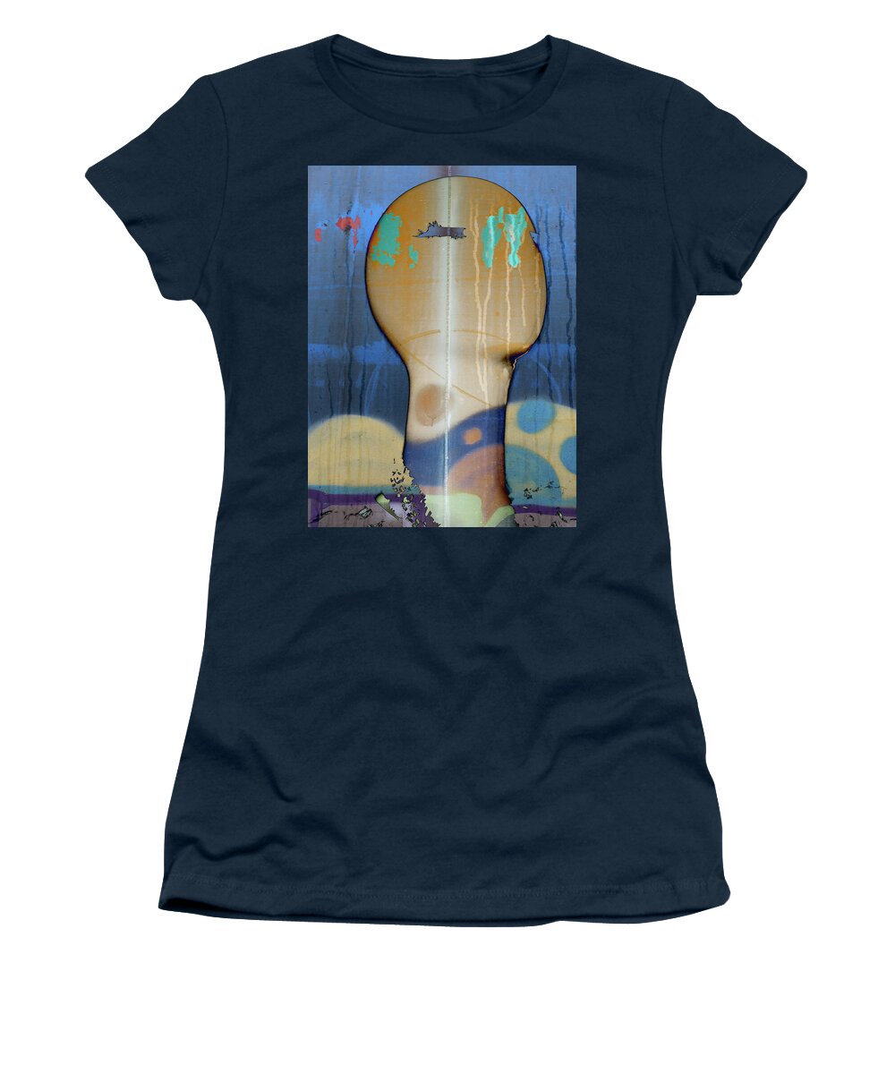 Abstract Women's T-Shirt featuring the photograph Heat inside of us by J C