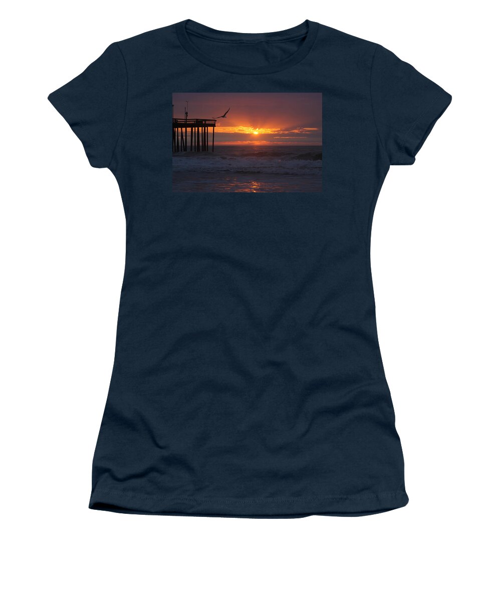 Sun Women's T-Shirt featuring the photograph Heavenly Sunrise by Robert Banach