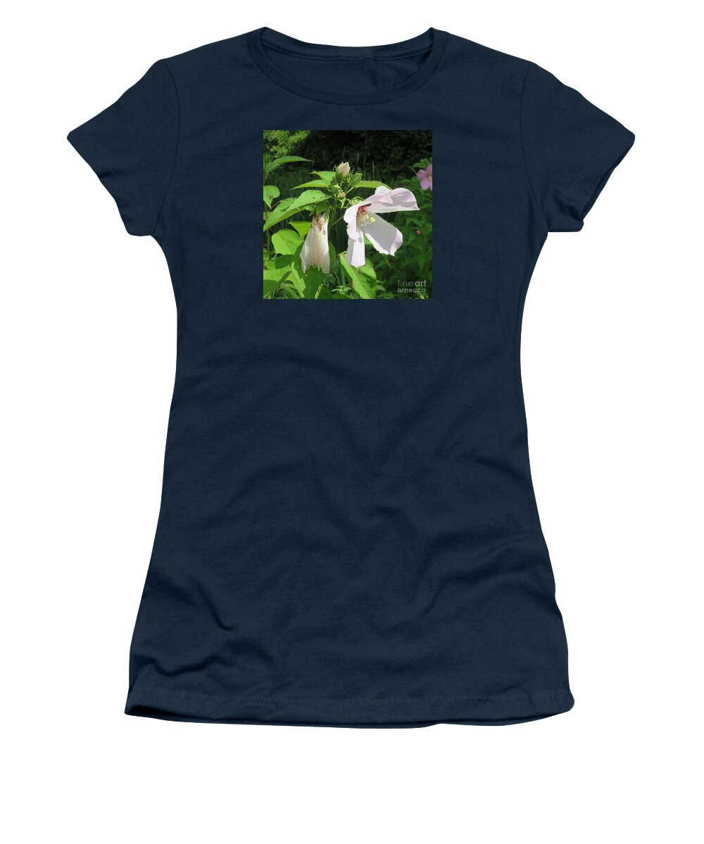 Hibiscus Flower Women's T-Shirt featuring the photograph Hibiscus by B Rossitto