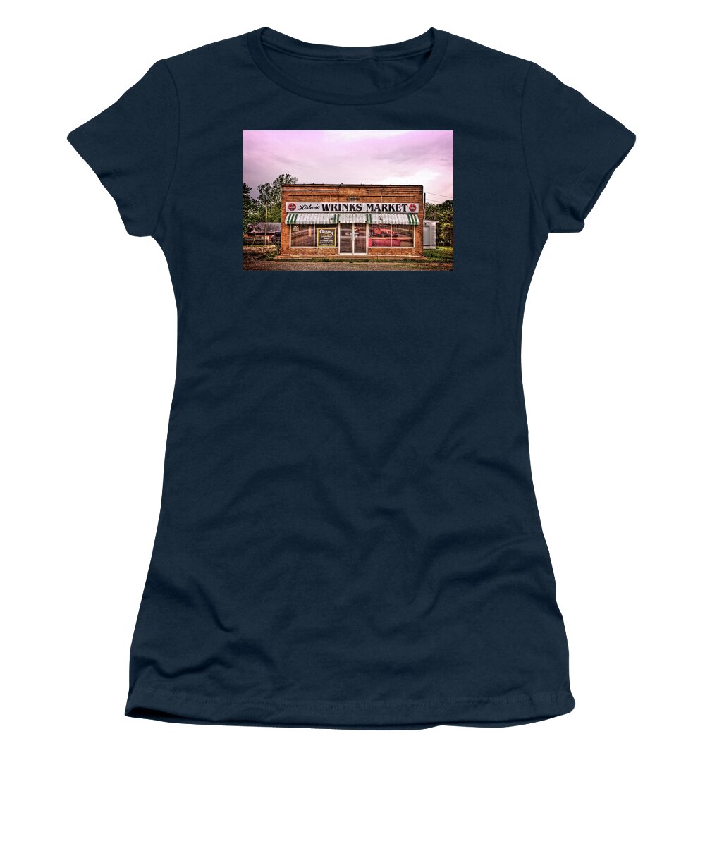 Wrinks Market Women's T-Shirt featuring the photograph Historic Wrinks Market by Fred Hahn