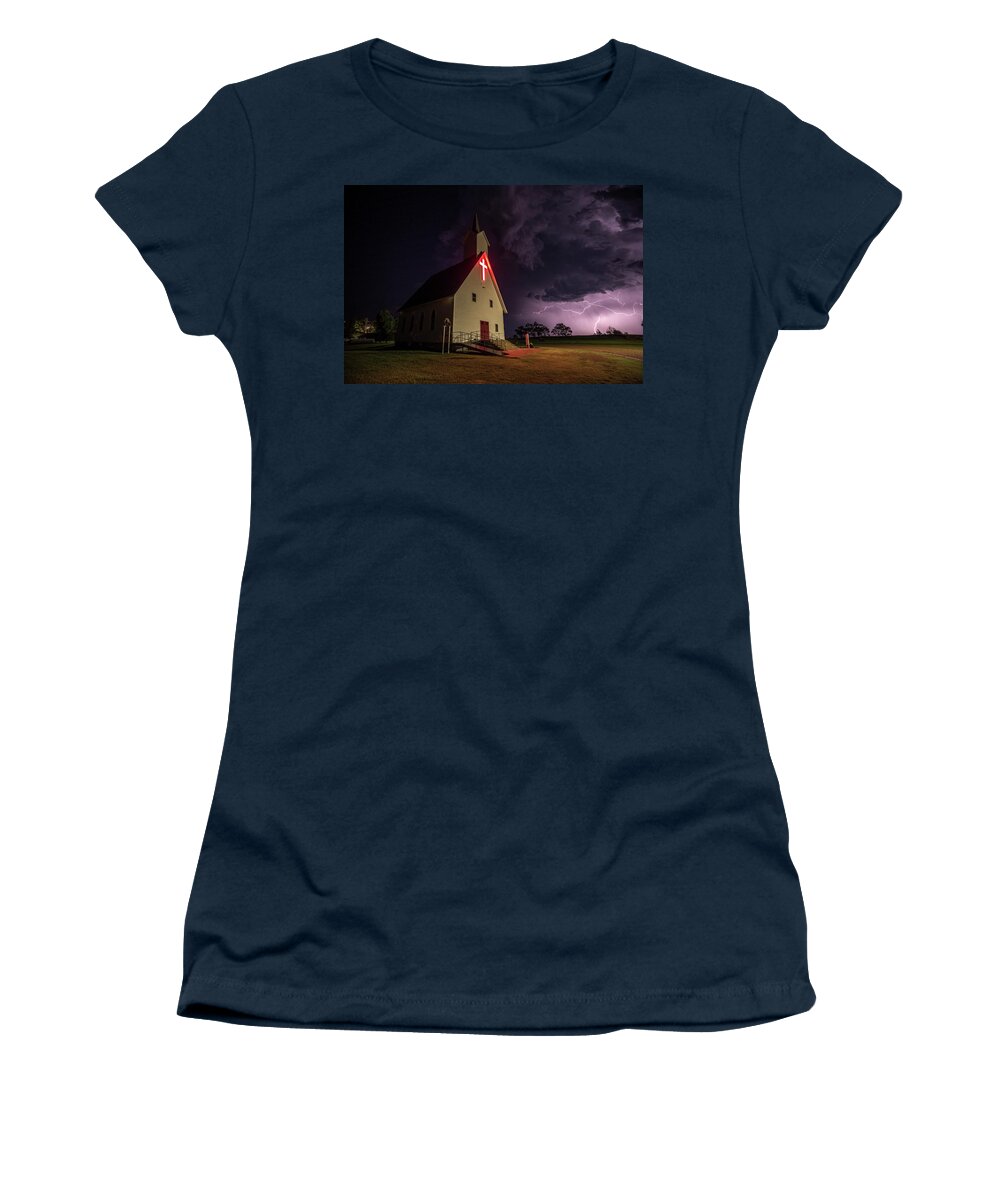 Prints Women's T-Shirt featuring the photograph Holier Than Thou by Aaron J Groen