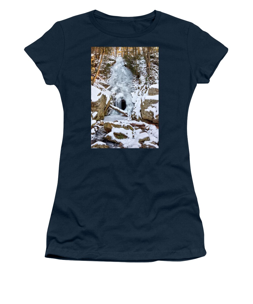 Buttermilk Falls Mine Women's T-Shirt featuring the photograph Horseshoe mine by Rick Kuperberg Sr