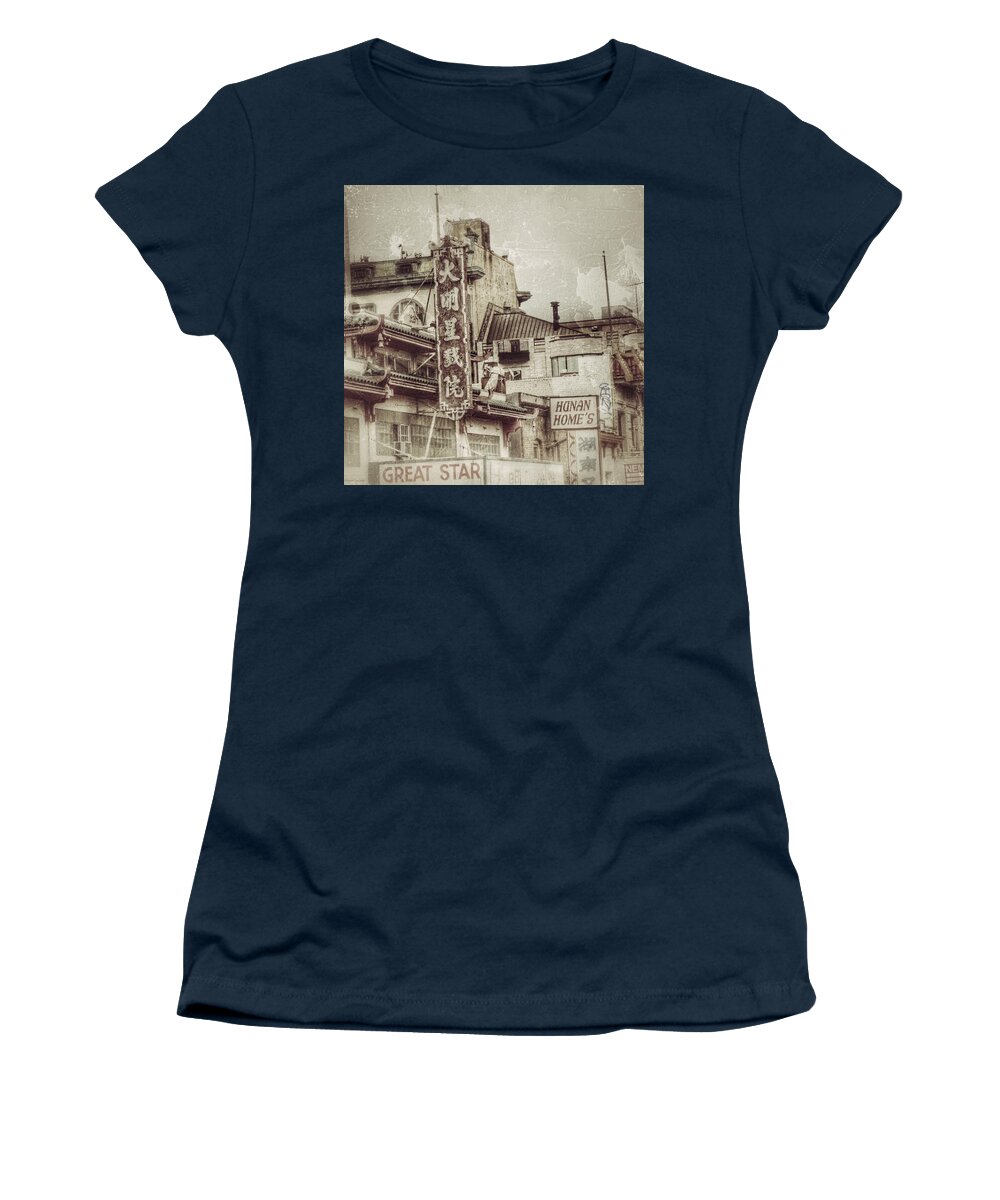 San Francisco Women's T-Shirt featuring the digital art Hunan Home's by Gia Marie Houck