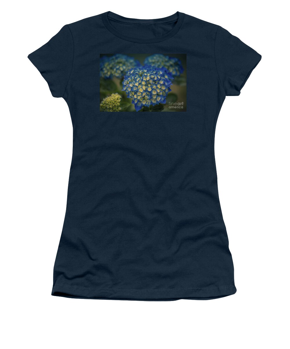 Hydrangea Women's T-Shirt featuring the photograph Hydrangea by Eva Lechner