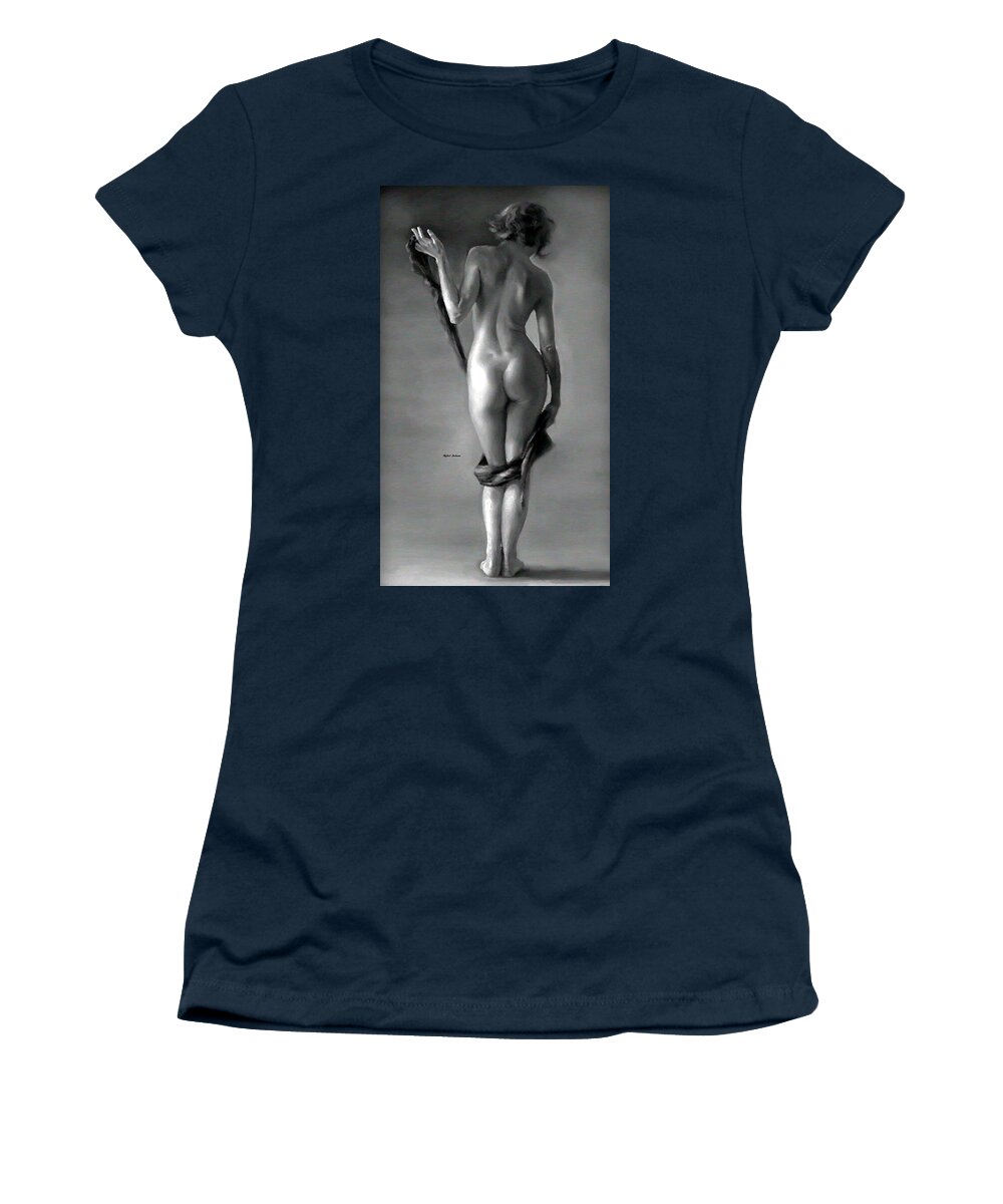 Rafael Salazar Women's T-Shirt featuring the painting I feel beautiful today by Rafael Salazar