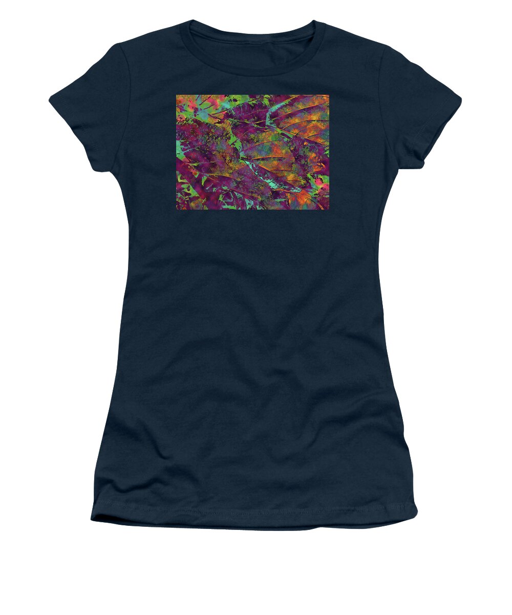 Flora Women's T-Shirt featuring the digital art Imagined Beauty 5 by Lynda Lehmann