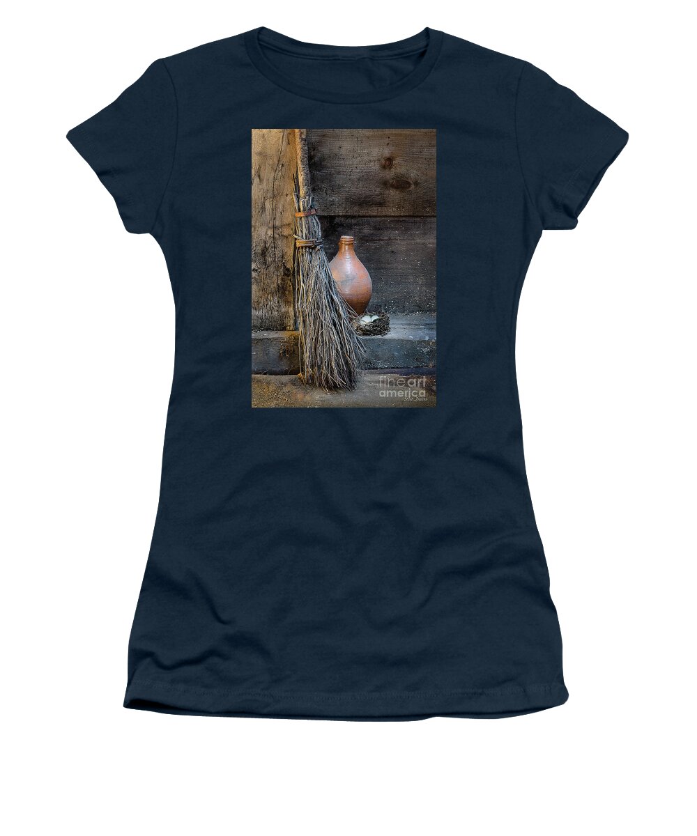 Barn Women's T-Shirt featuring the photograph In the barn by Pat Lucas