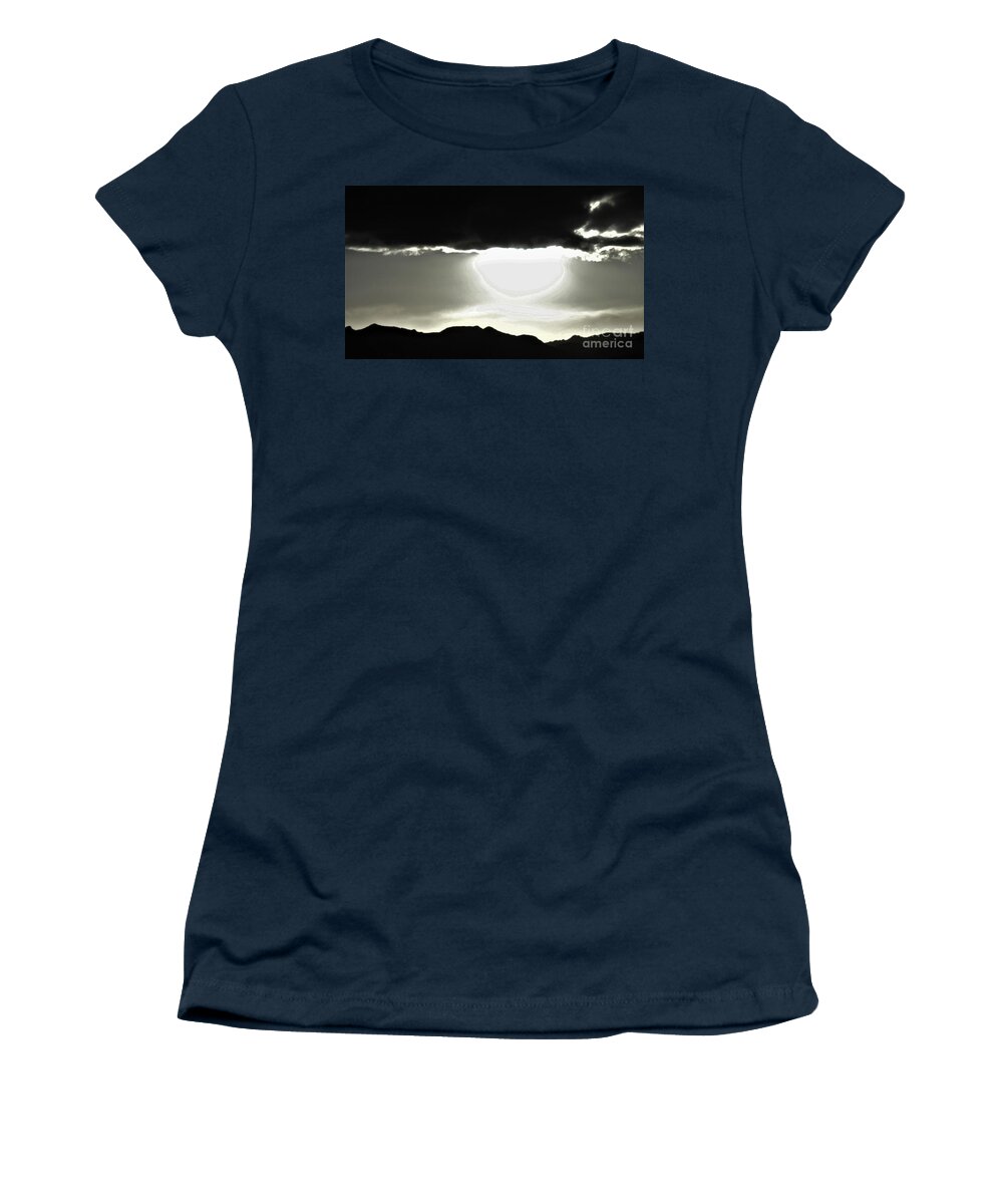 Sky Women's T-Shirt featuring the photograph In the gap by Barbara Leigh Art