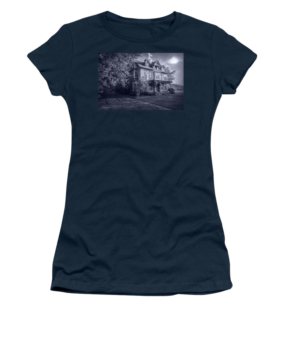 2d Women's T-Shirt featuring the photograph Inclement by Brian Wallace