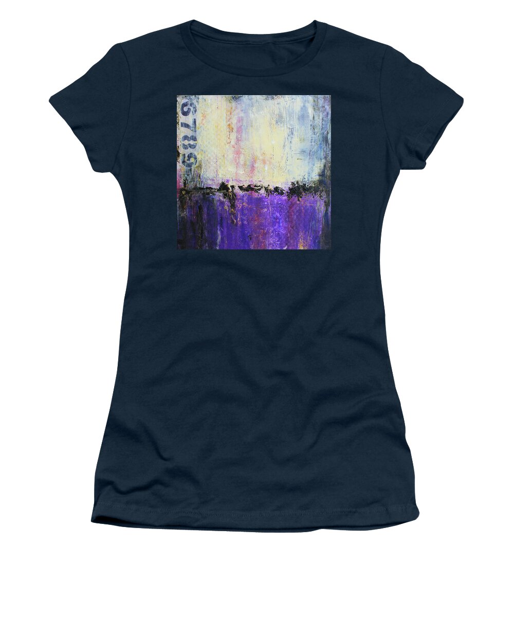 Urban Art Women's T-Shirt featuring the mixed media Inner City Blues by Patricia Lintner
