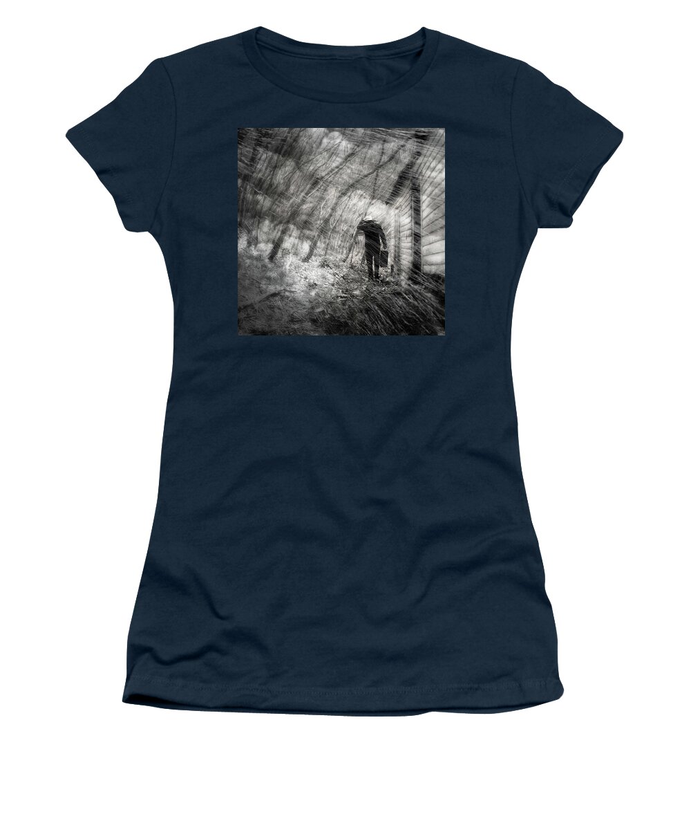 People Women's T-Shirt featuring the photograph Into the Storm by Gray Artus