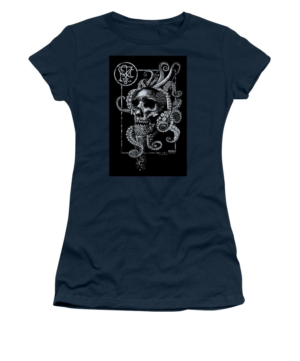 Death Women's T-Shirt featuring the mixed media It Lies To Us by Tony Koehl