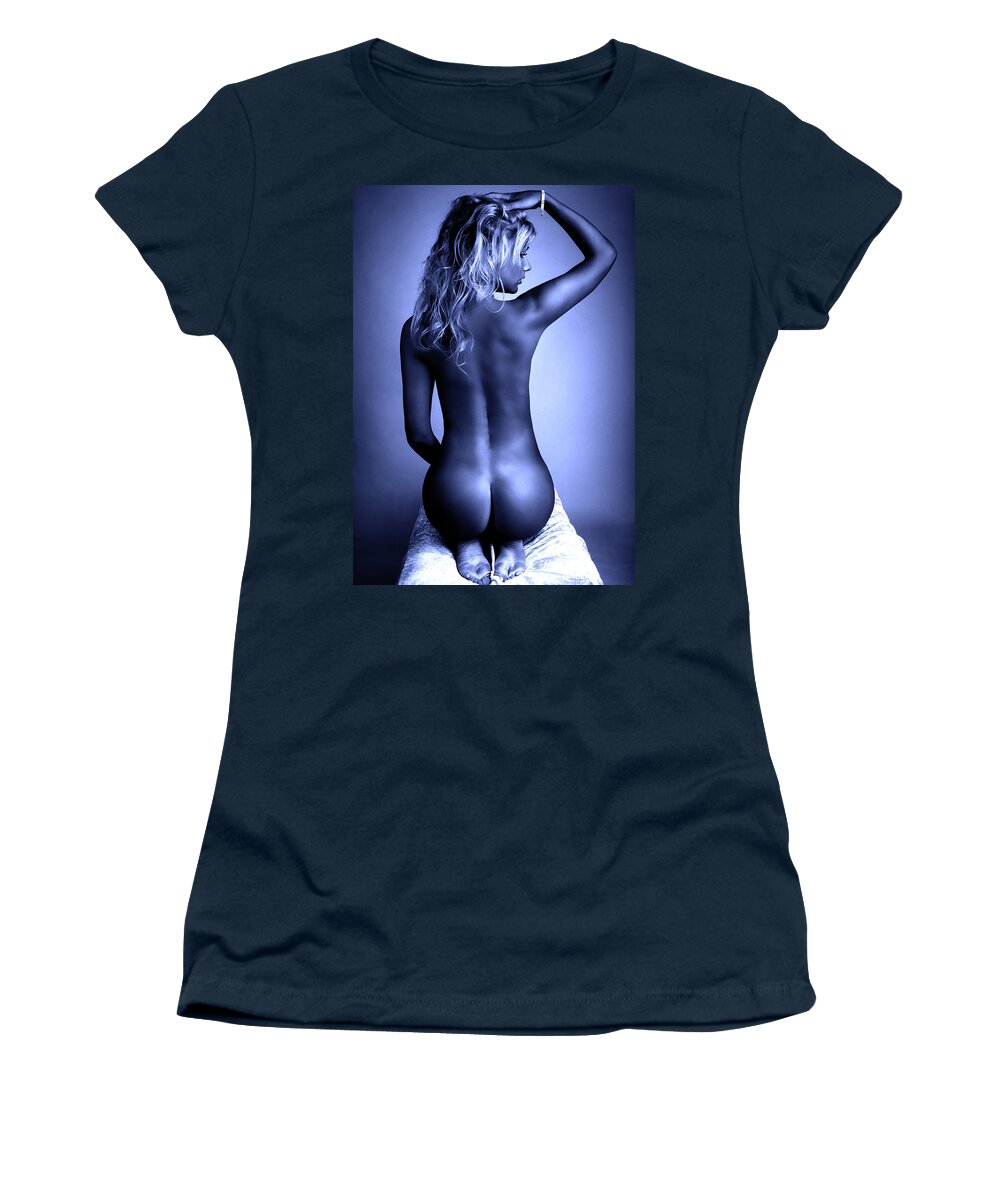 Nude Women's T-Shirt featuring the photograph Jeannie's Out of the Bottle by David Naman