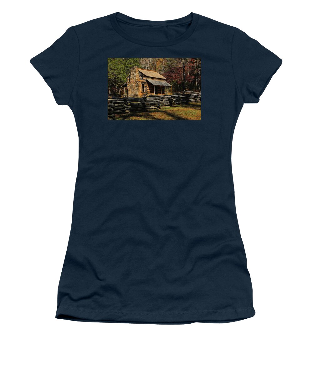 Oliver Place Women's T-Shirt featuring the photograph John Oliver Place by Ben Prepelka