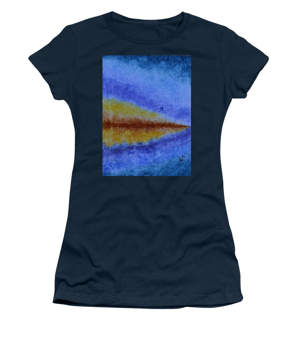 Just Color Women's T-Shirt featuring the painting Just Color by Warren Thompson
