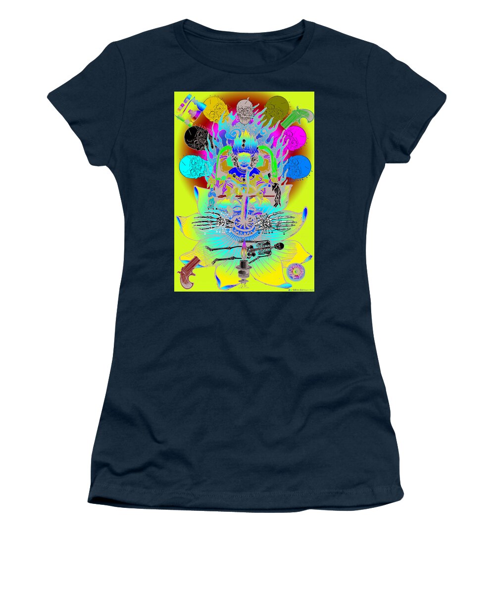 Eastern Women's T-Shirt featuring the digital art Kali Yuga by Eric Edelman