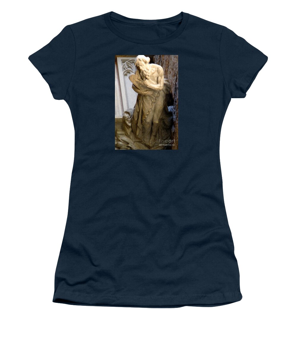 Photograph Women's T-Shirt featuring the photograph Keep me safe with faith by Francesca Mackenney