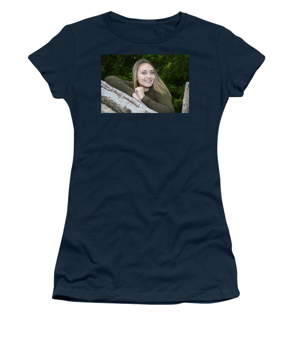  Women's T-Shirt featuring the photograph Killer Smile by Keith Lovejoy