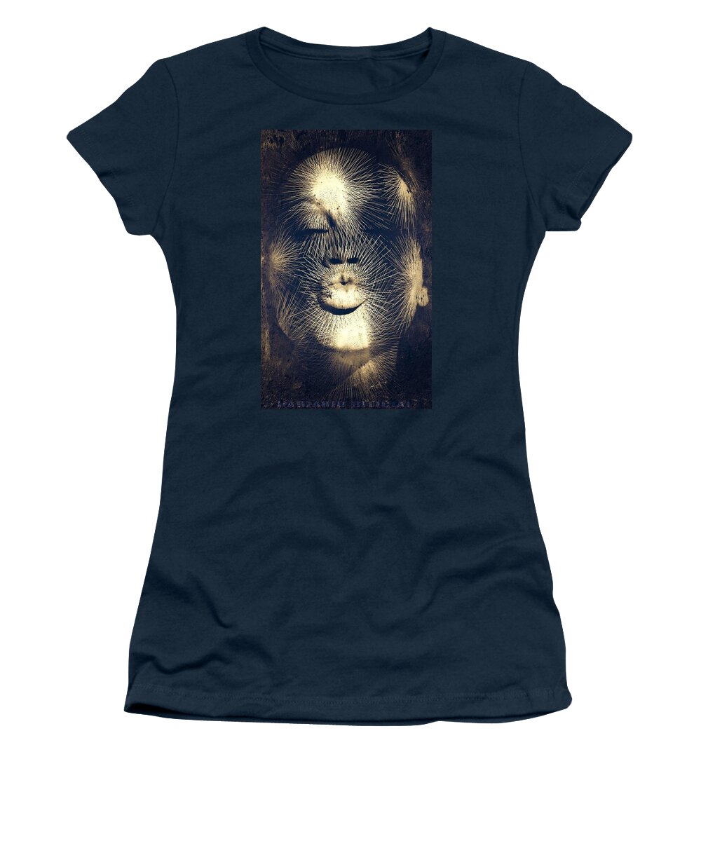 Woman Women's T-Shirt featuring the digital art Kiss by RahzarioOfficial