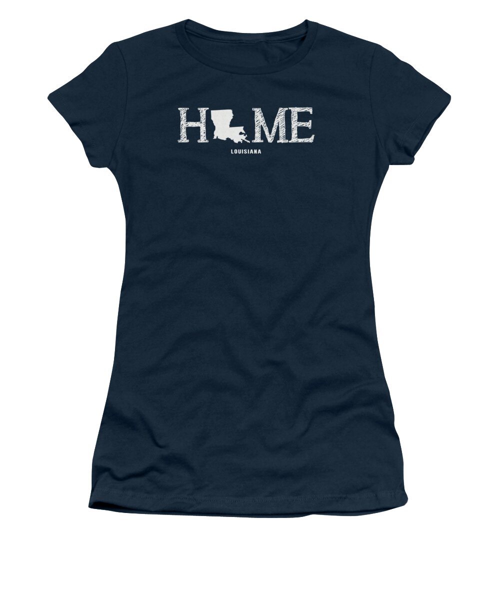  Women's T-Shirt featuring the mixed media LA Home by Nancy Ingersoll