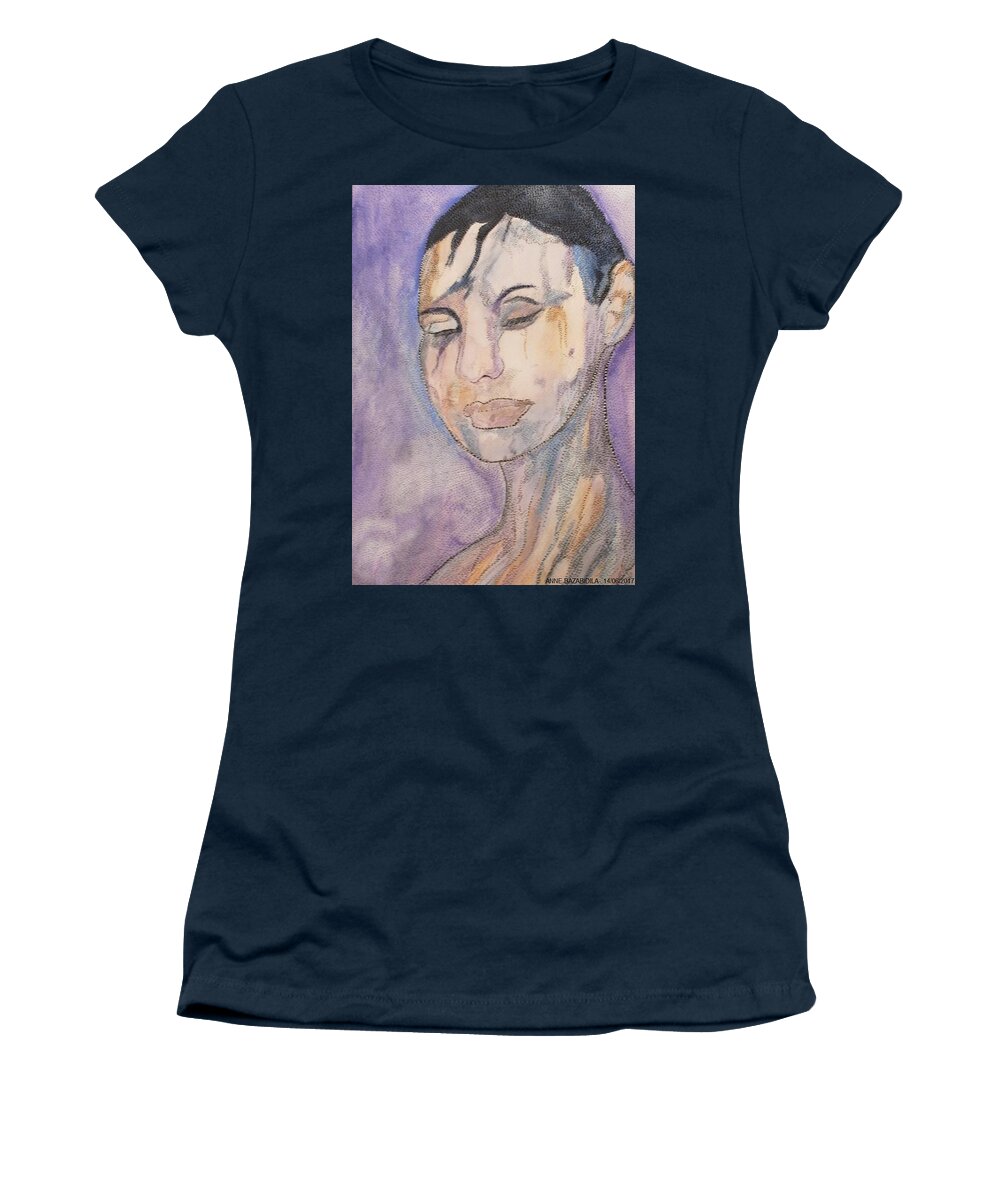 La Peinturluree Women's T-Shirt by Anne Bazabidila - Pixels