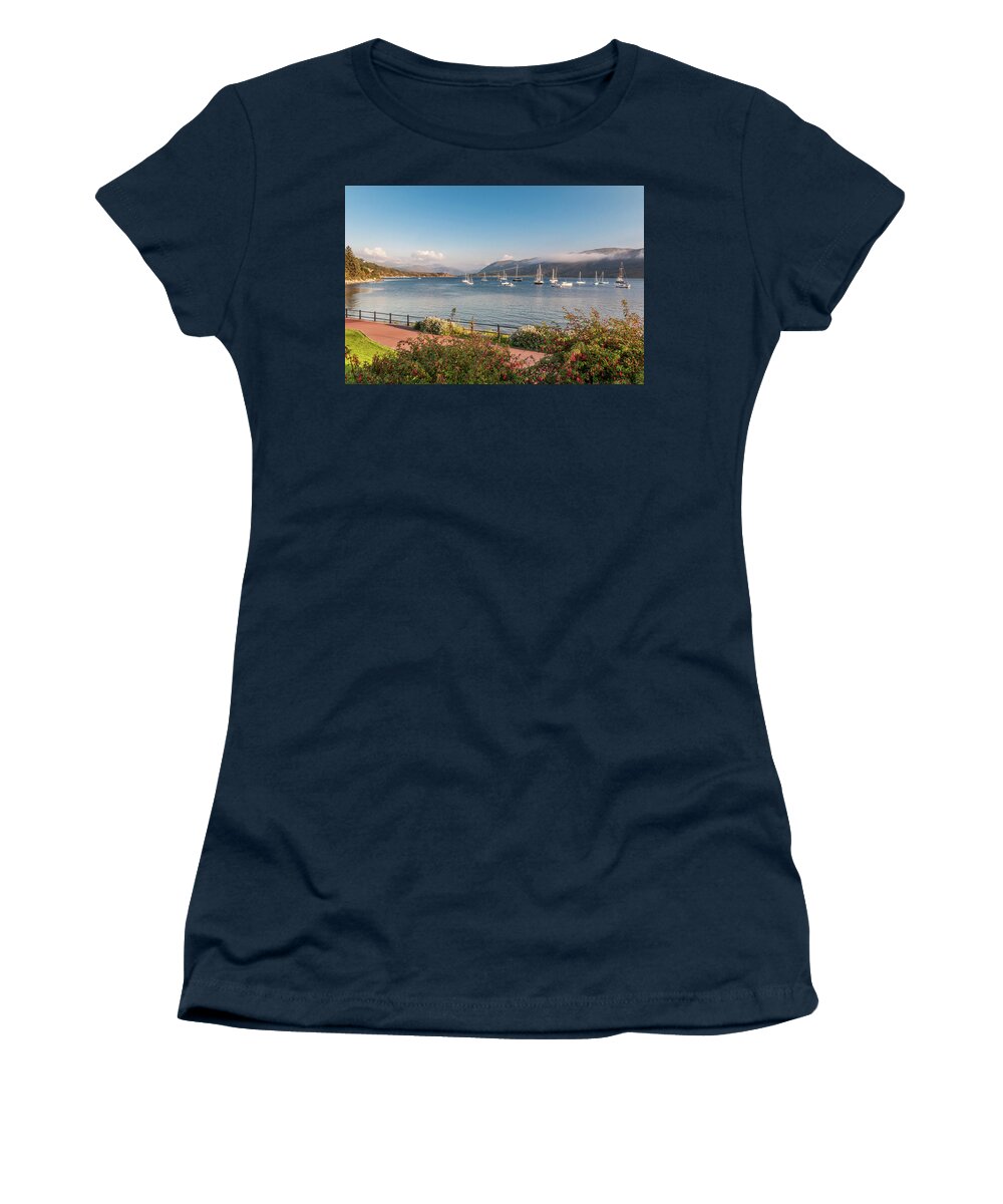 Landscape Women's T-Shirt featuring the photograph Gulf of Ullapool - photo by Sergey Simanovsky