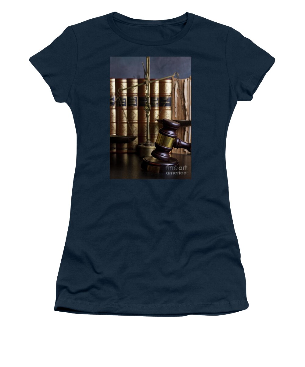 Law Women's T-Shirt featuring the photograph Law and Order by Anastasy Yarmolovich