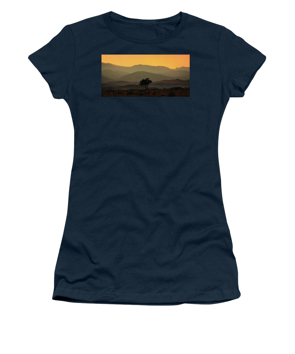 Sunset Women's T-Shirt featuring the photograph Layers of Lucidity by Brian Gustafson