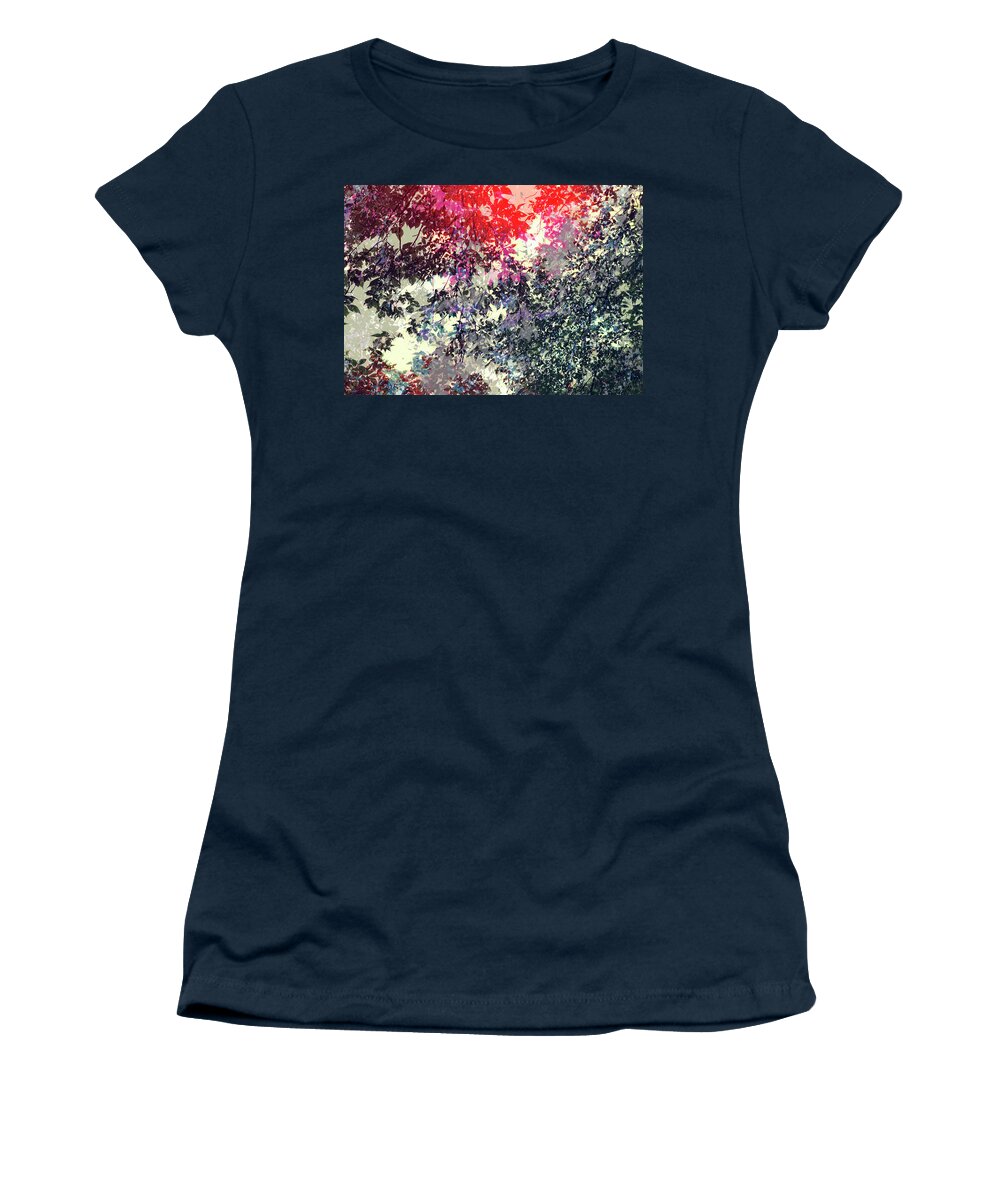 Nature Women's T-Shirt featuring the photograph Leaf Abstract by Susan Stone