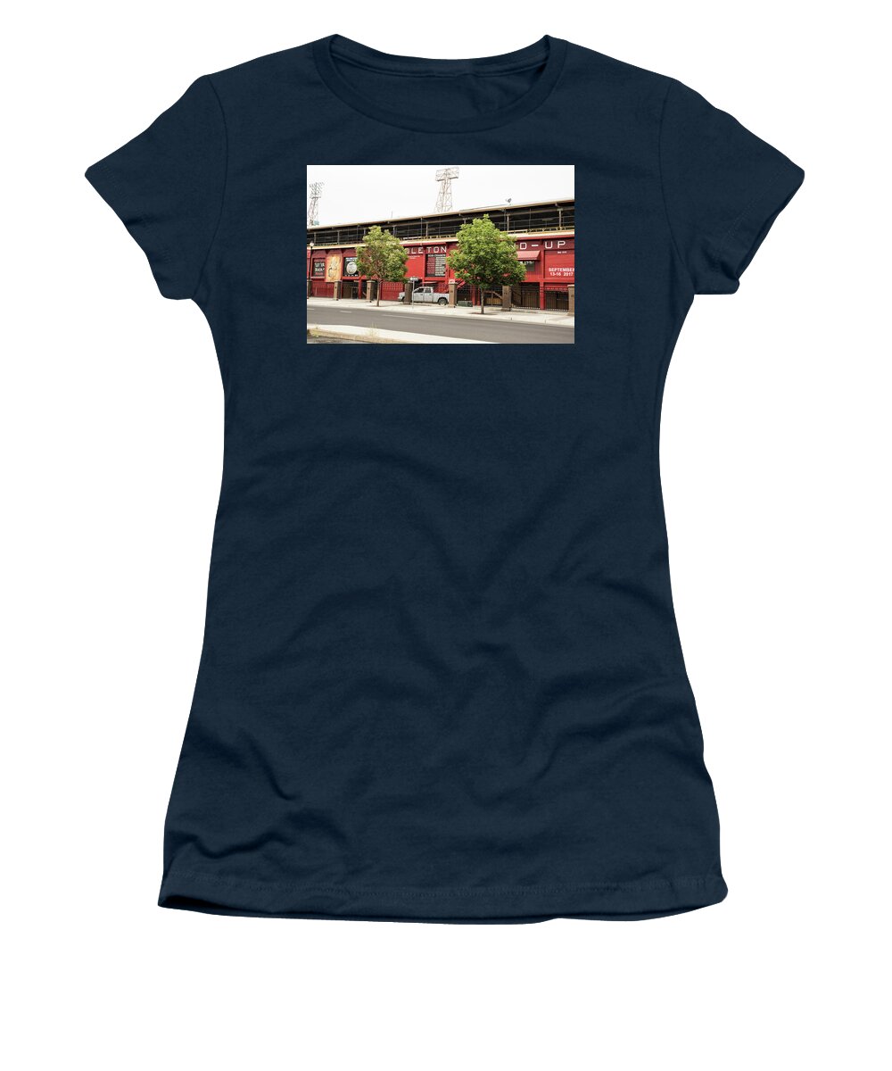 Let Er Buck Women's T-Shirt featuring the photograph Let Er Buck by Tom Cochran