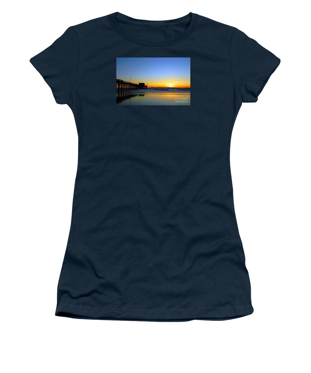 Newport Beach Women's T-Shirt featuring the photograph Lets Enjoy by Everette McMahan jr