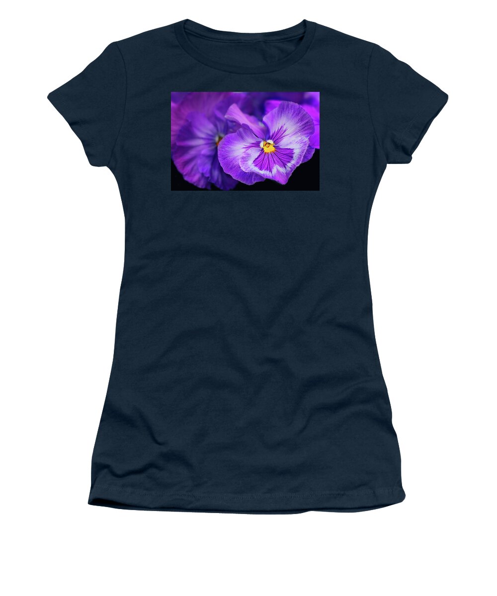 Violet Women's T-Shirt featuring the photograph Letters To Violet by Iryna Goodall