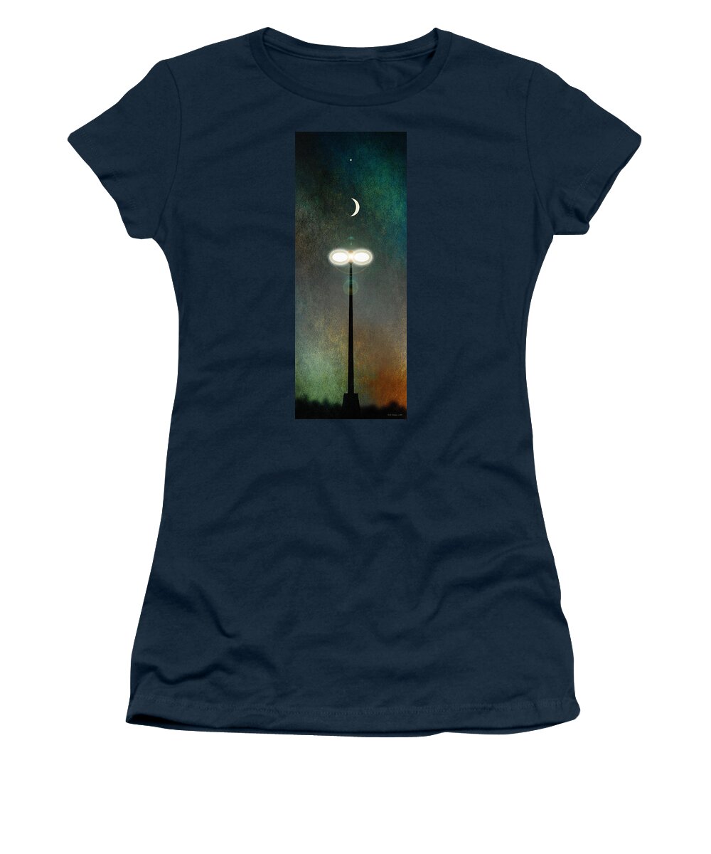 Light Women's T-Shirt featuring the digital art Light 2 by WB Johnston
