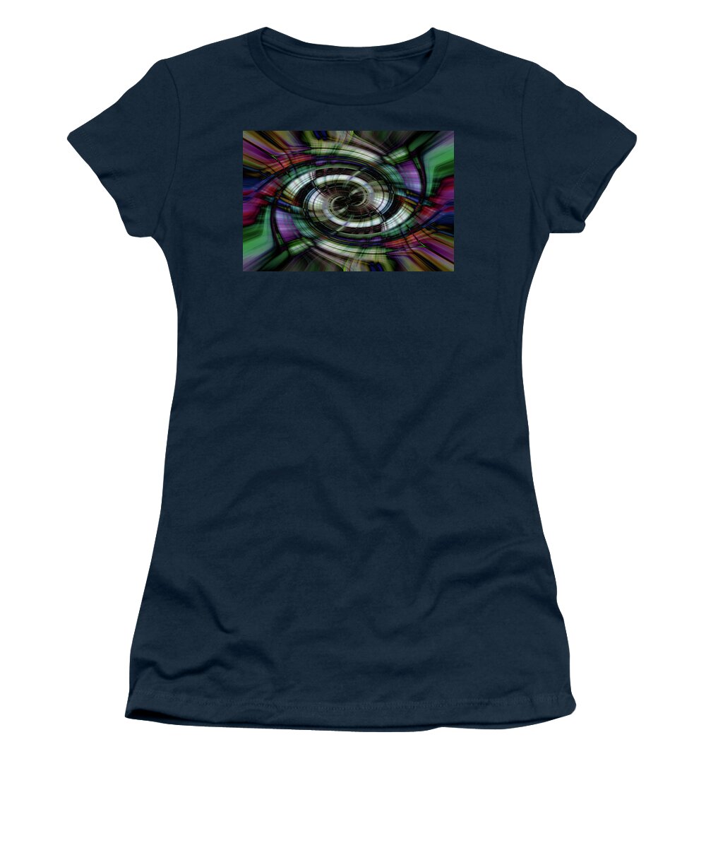 Abstract Women's T-Shirt featuring the photograph Light Abstract 6 by Kenny Thomas