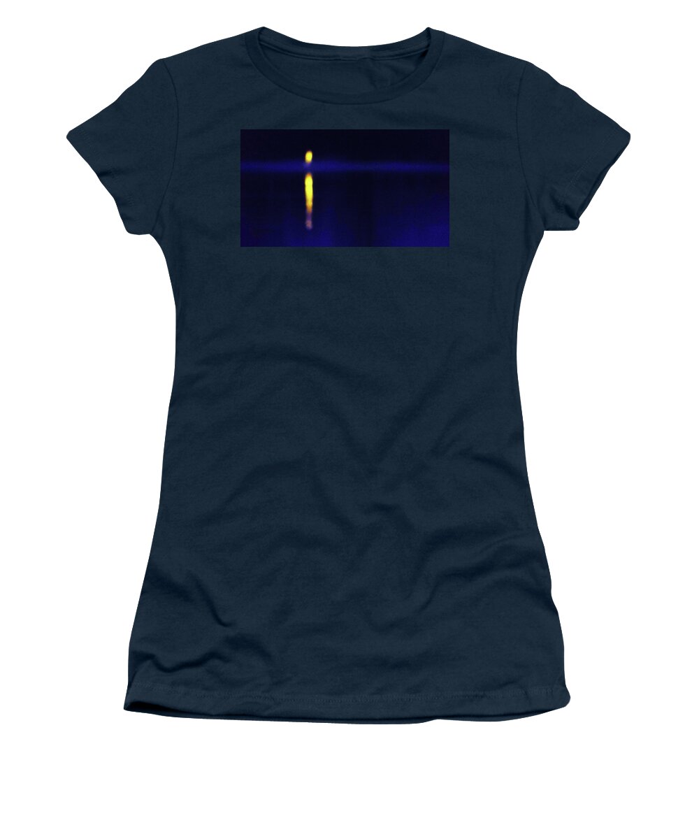 Abstract Women's T-Shirt featuring the photograph Light The Way by Trina R Sellers