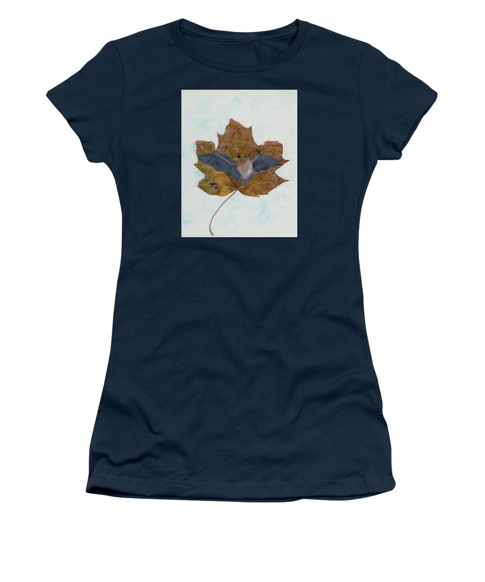 Wildlife Women's T-Shirt featuring the painting Little Brown Bat by Ralph Root