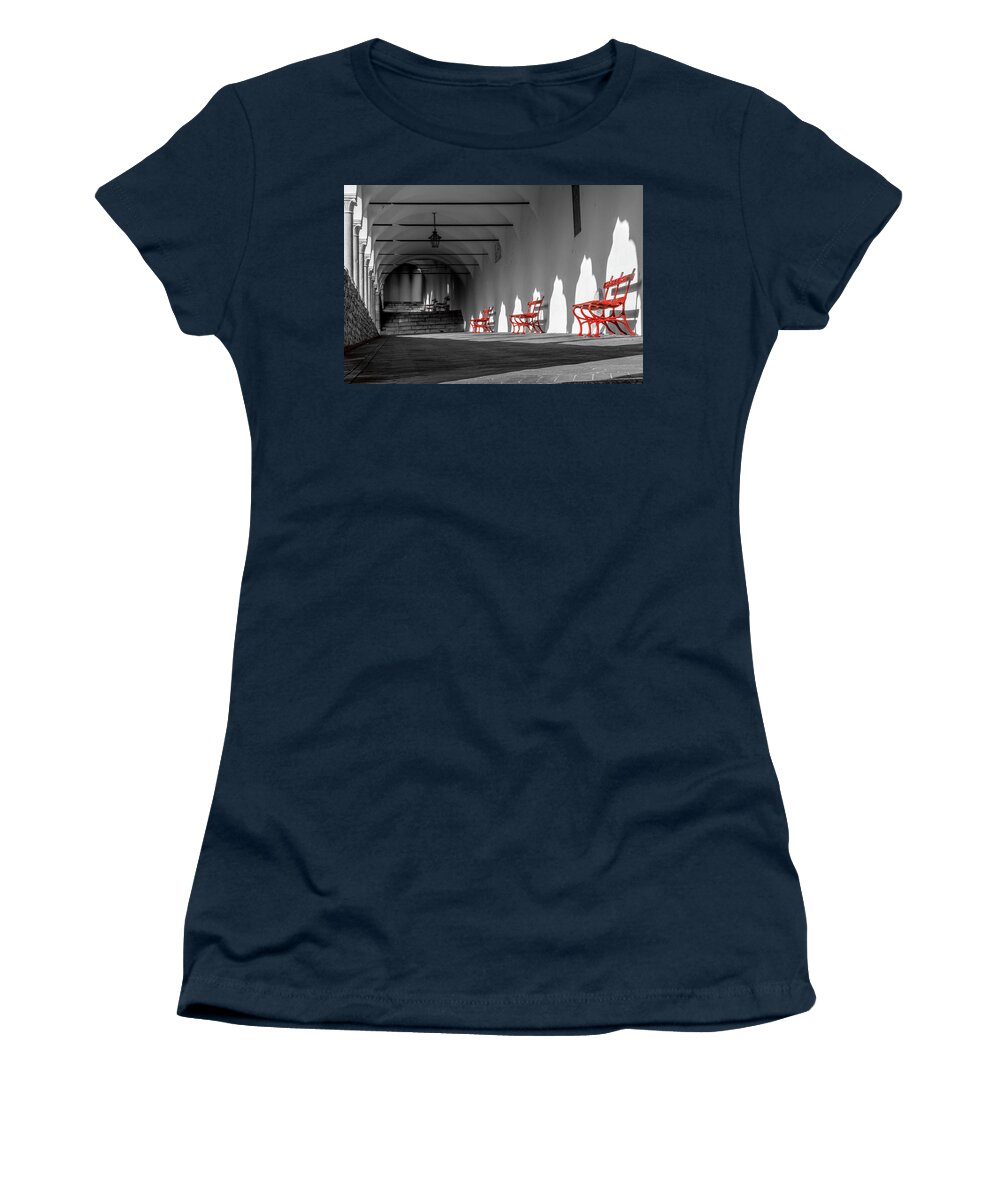 Composite Women's T-Shirt featuring the photograph Loggia del Lippomano by Wolfgang Stocker