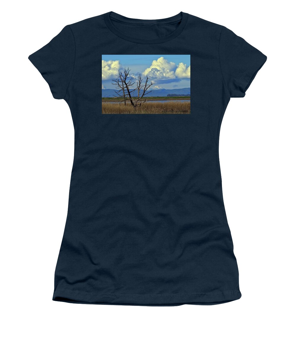 Slough Women's T-Shirt featuring the photograph Lone Tree by Bruce Bottomley
