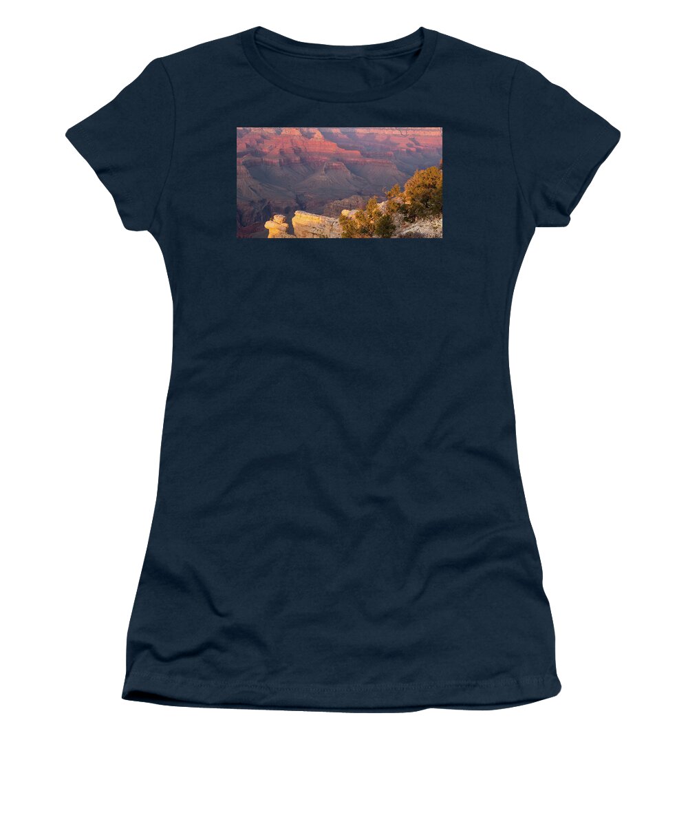 Grand Canyon Sunset Women's T-Shirt featuring the photograph Looking at history by Kunal Mehra