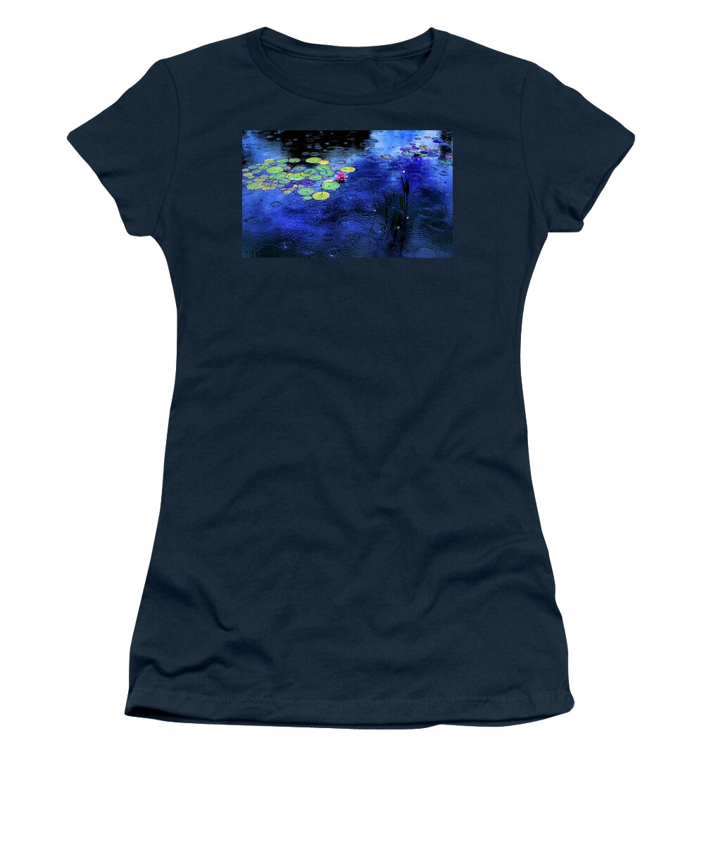 Rainy Day Women's T-Shirt featuring the photograph Love A Rainy Day by John Poon