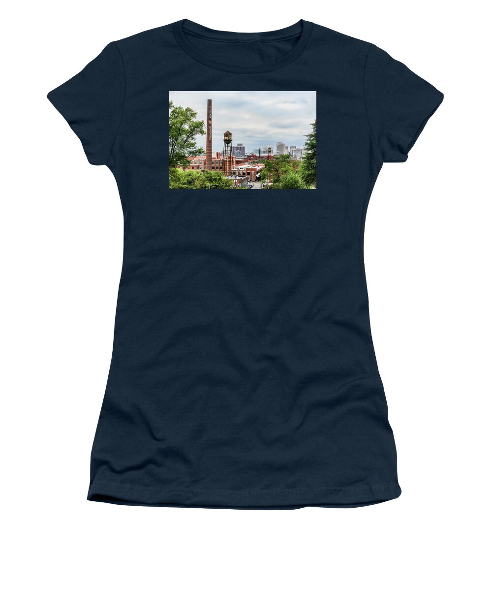 Libby Park Women's T-Shirt featuring the photograph Lucky Skyline by Sharon Popek