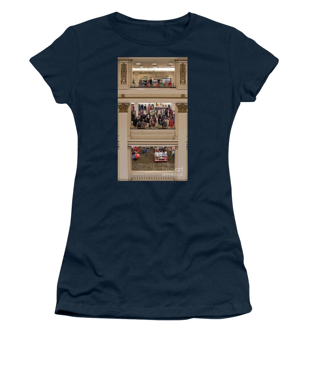 Store Women's T-Shirt featuring the photograph Macy's Department Store by Barry Weiss