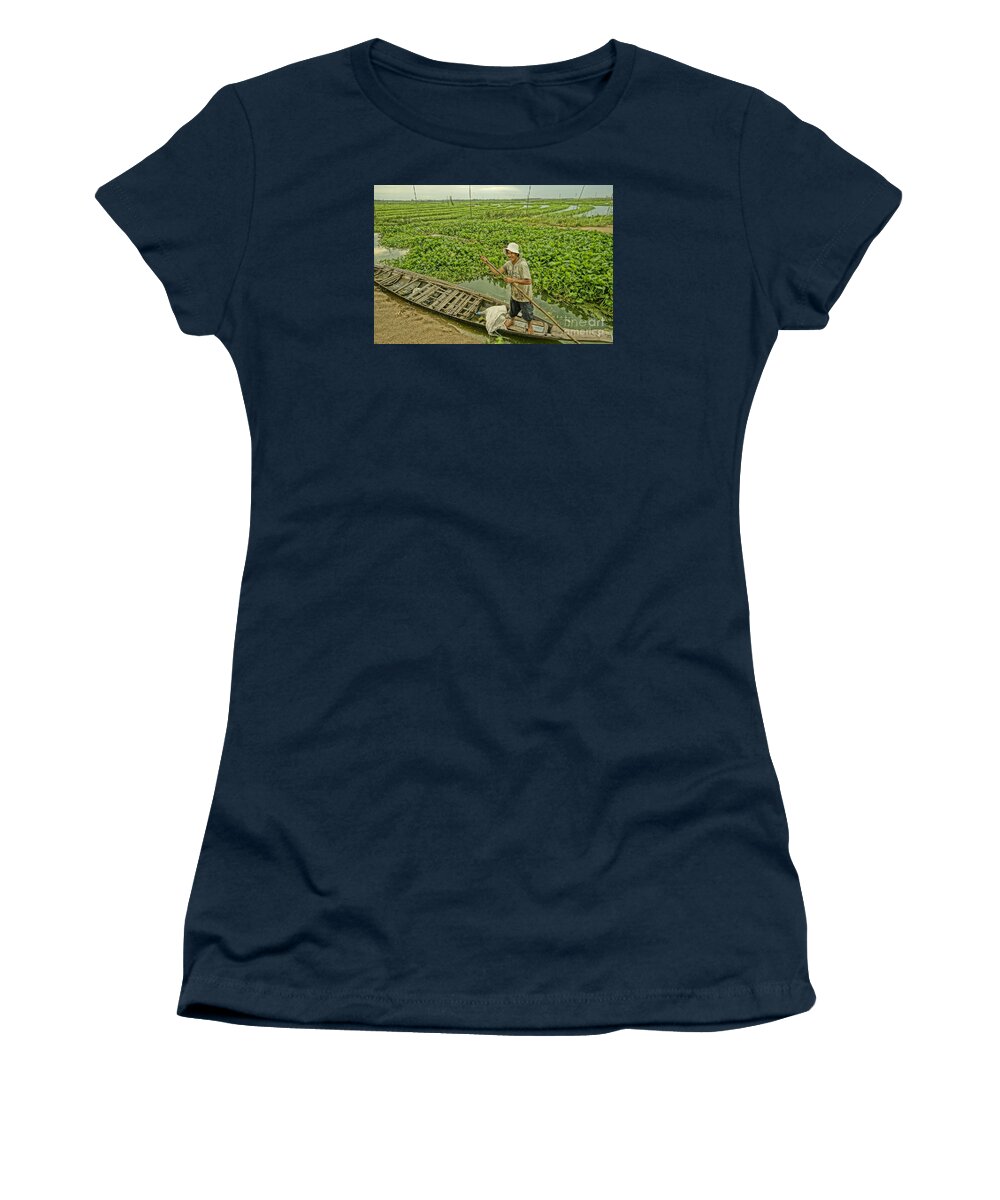 Landscape Women's T-Shirt featuring the photograph Man of daily life by Arik S Mintorogo
