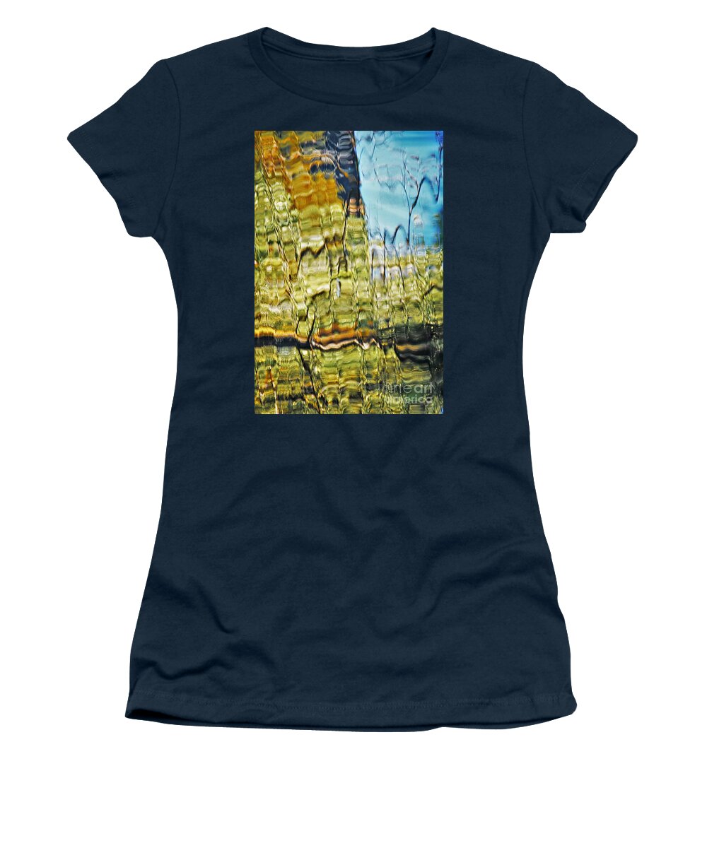 Mckenzie River Oregon Women's T-Shirt featuring the photograph McKenzie Reflections by Merle Grenz