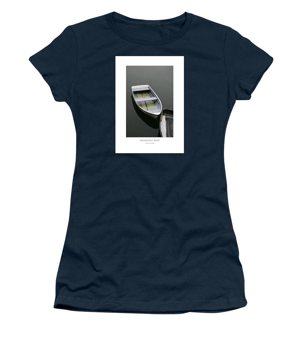 Beautiful Women's T-Shirt featuring the digital art Mevagissy Boat by Julian Perry