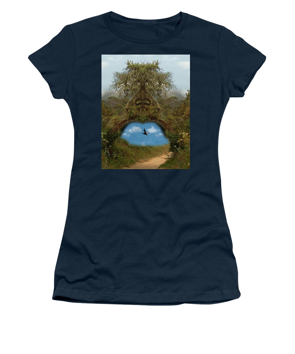 Middle Earth Women's T-Shirt featuring the photograph Middle Earth by Harry Spitz