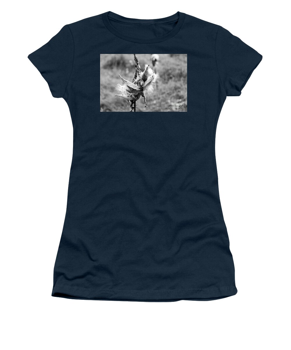 Milkweed Women's T-Shirt featuring the photograph Milkweed Memories by Laurel Best