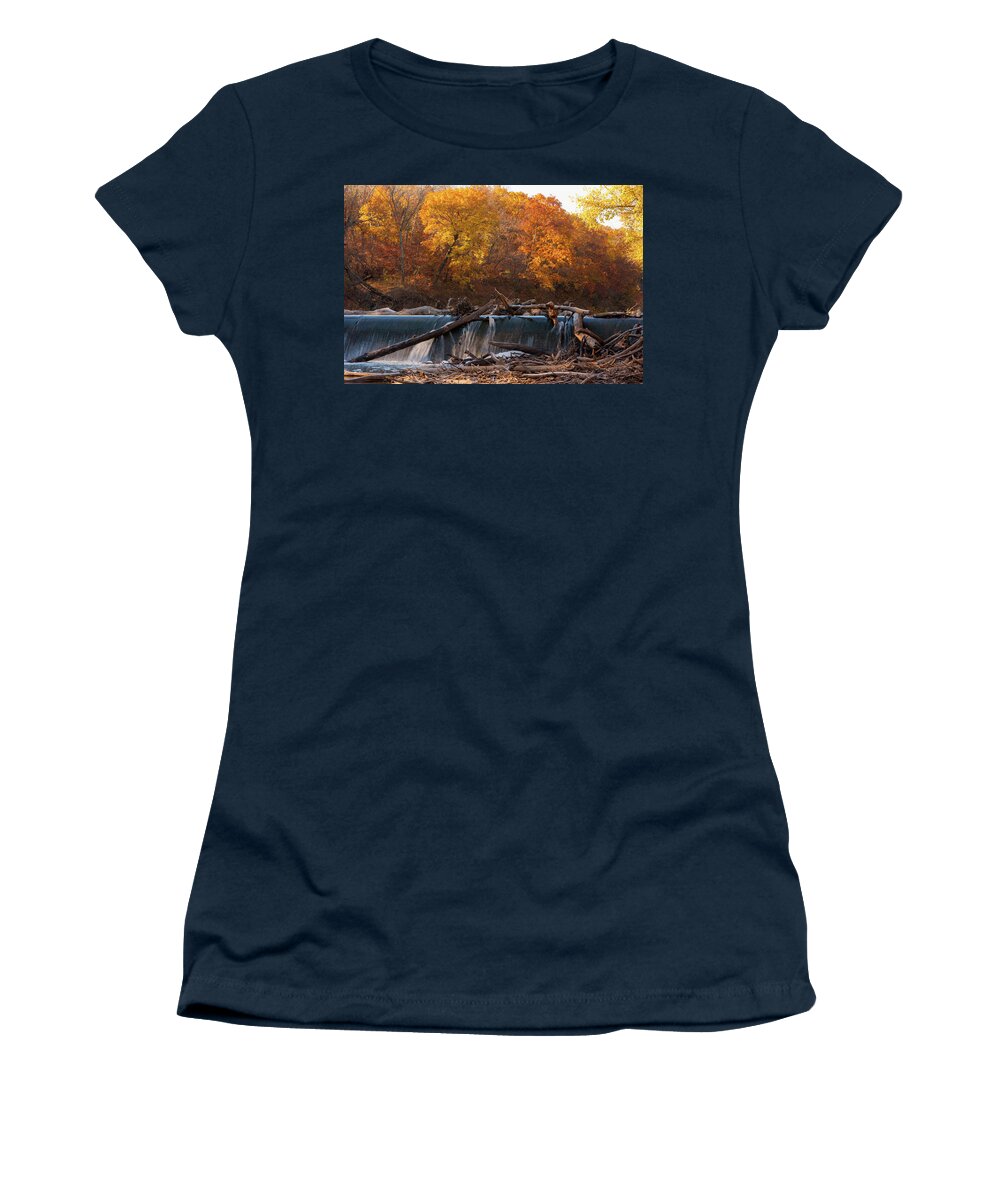 Miller's Dam Women's T-Shirt featuring the photograph Miller's Dam by Jeff Phillippi